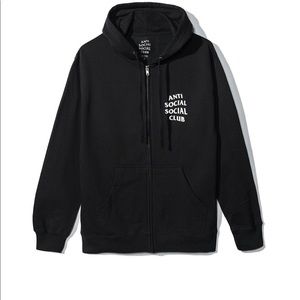 Anti Social Social Club Zip-up Small